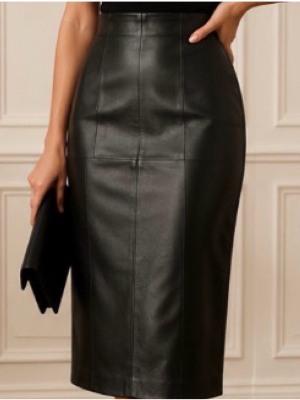 Antonio Melani 100% leather skirt - Picture 2 of 11